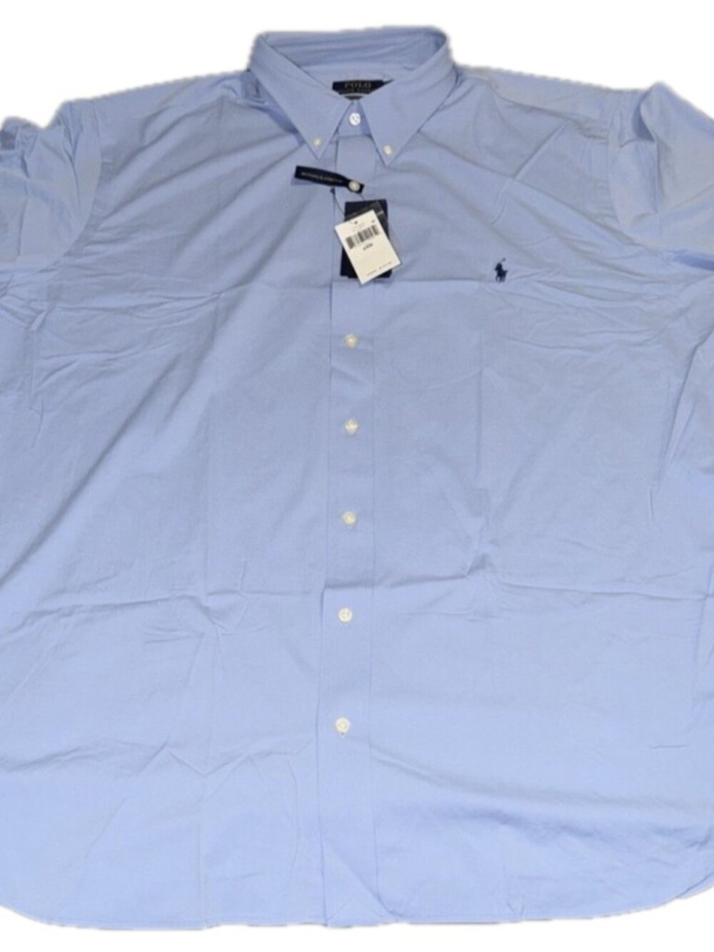Polo Ralph Lauren Performance Button Down Shirt Mens Big & Tall Blue NWT